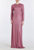 AURORA METALLIC KNIT GOWN