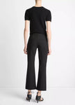 MIDRISE PINTUCK CROP FLARE PANT