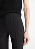 MIDRISE PINTUCK CROP FLARE PANT
