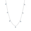 SMALL FLOATING DIAMOND NECKLACE