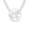 DIAMOND NEW GROWTH PENDANT NECKLACE