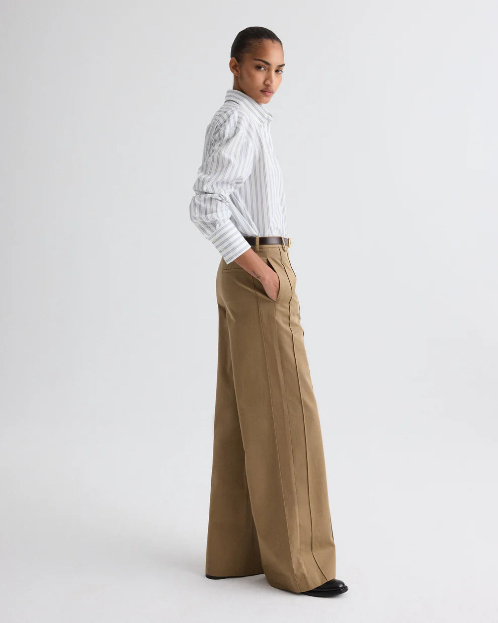 BOND ST PANT IN TRENCH CHINO TWILL