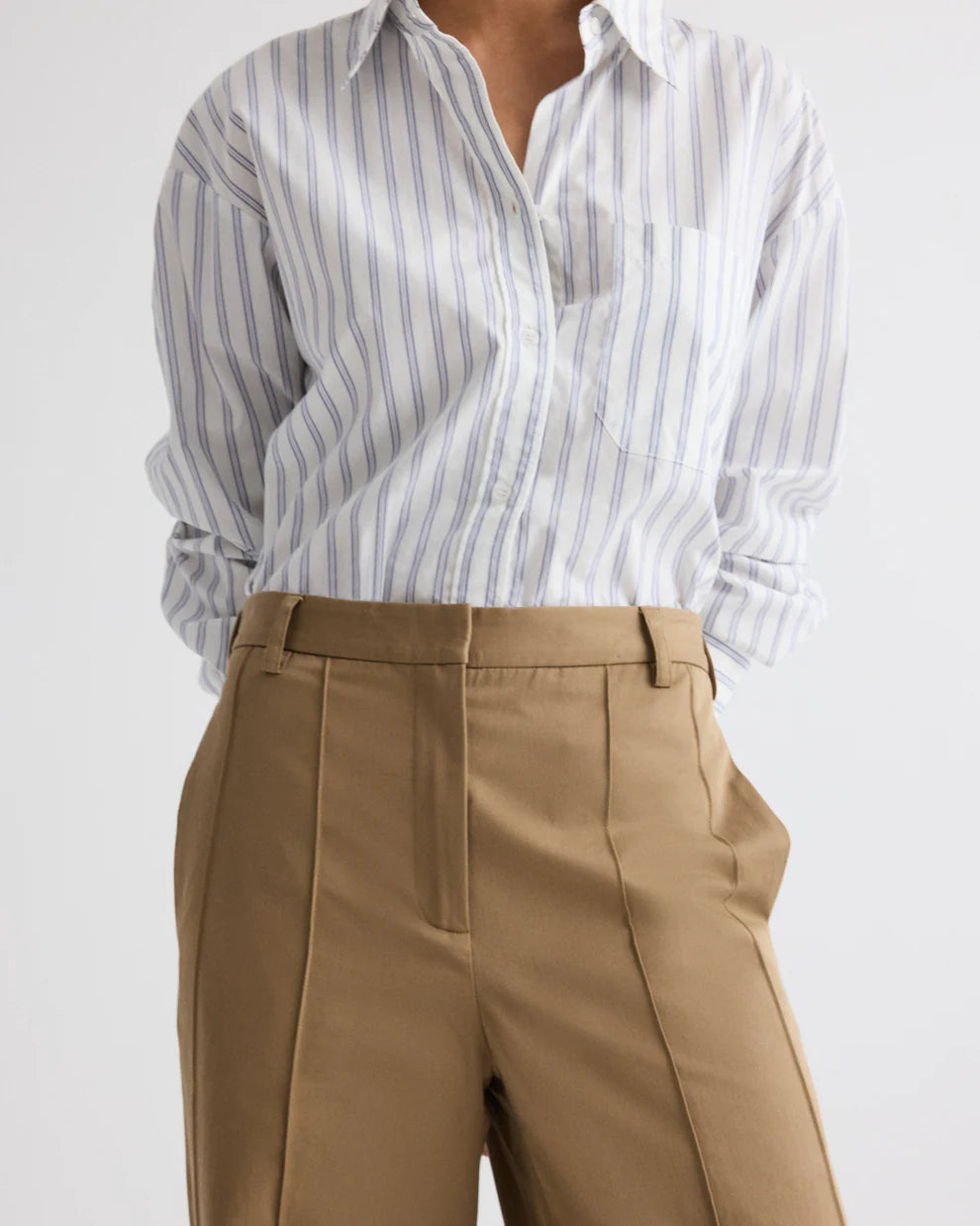BOND ST PANT IN TRENCH CHINO TWILL