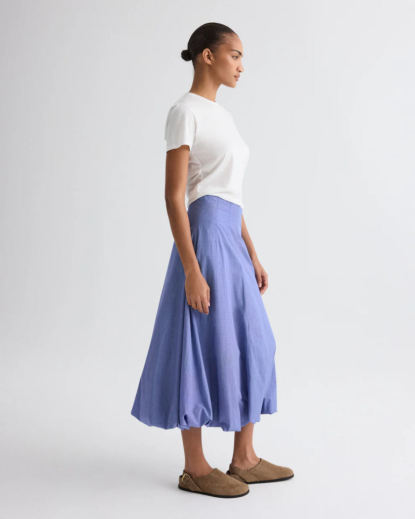 FULL INTENTIONS SKIRT IN MICRO CHECK
