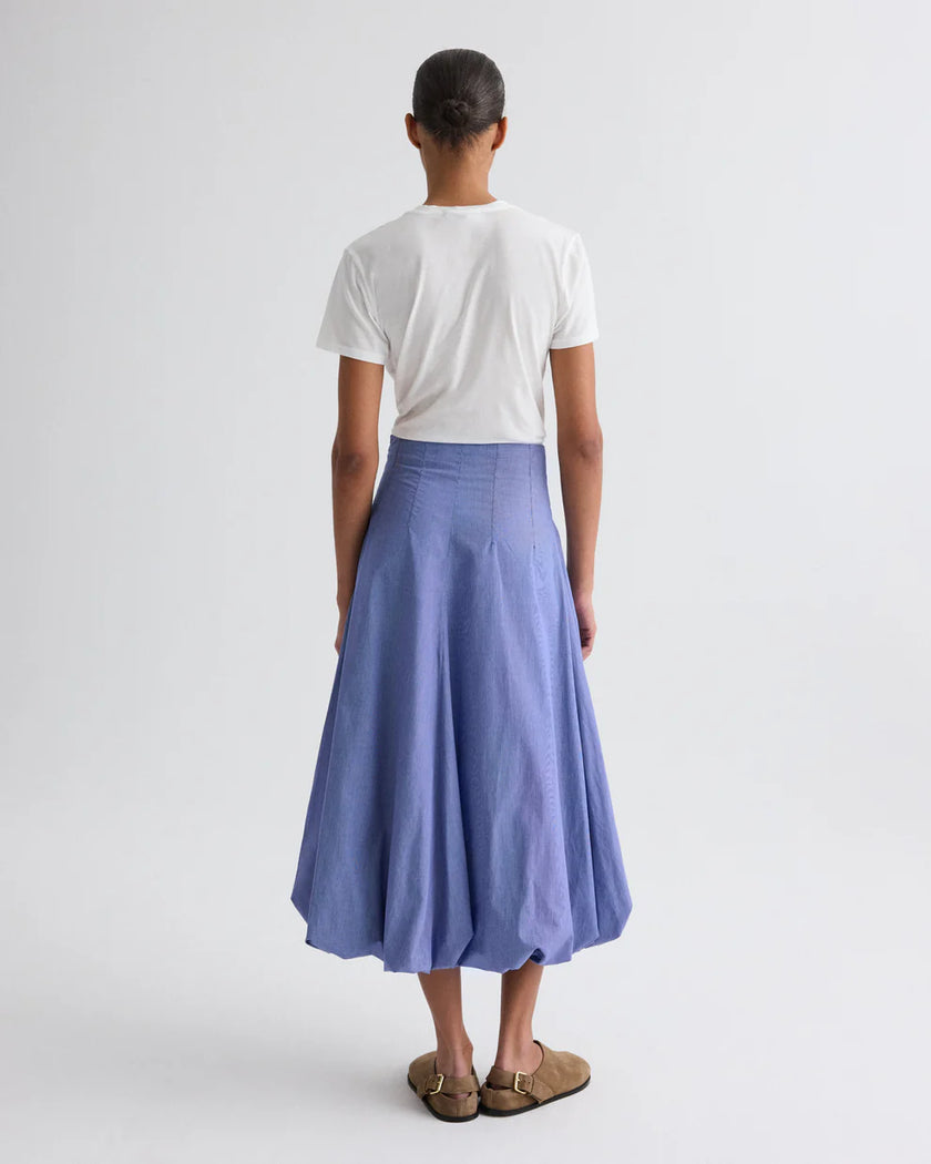 FULL INTENTIONS SKIRT IN MICRO CHECK