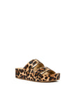 NICO TWO BAND SANDAL IN LEOPARD