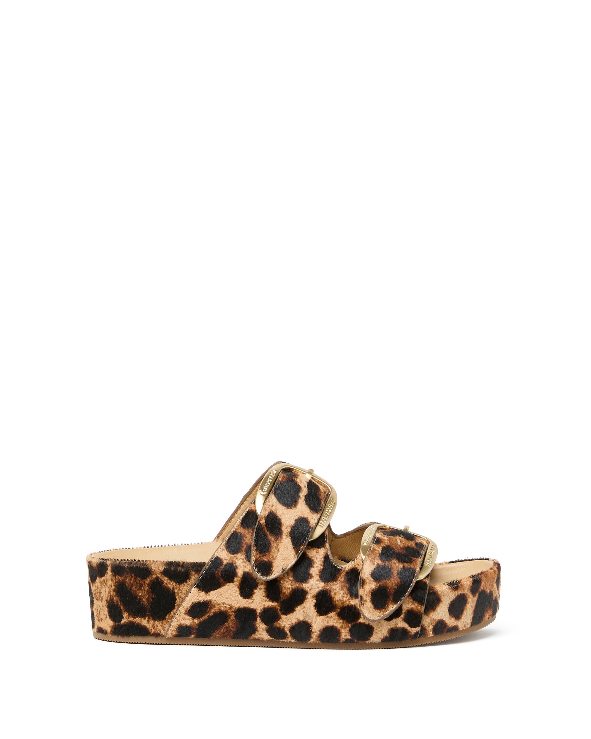NICO TWO BAND SANDAL IN LEOPARD