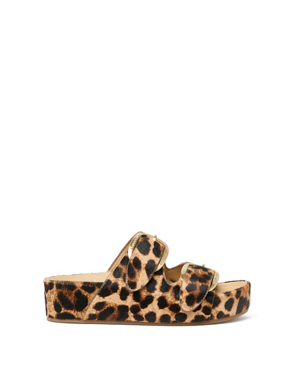 NICO TWO BAND SANDAL IN LEOPARD