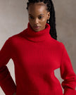 WOOL CASHMERE TURTLENECK SWEATER