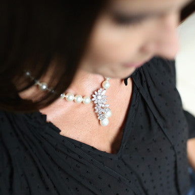 1 STRAND 10MM PLS W CLUSTER CLASP