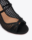 NORAH 70 SEQUIN MESH SANDALS