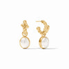 NASSAU HOOP AND CHARM EARRING