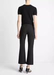 NIKI MID RISE PINTUCK CROP FLARE PANT