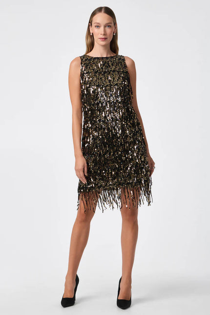 NINI SEQUIN FRINGE DRESS