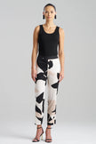NISHI COTTON SIDE ZIP ANKLE PANT