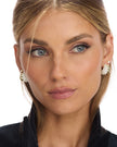 NORAH PAVE DOUBLE HOOP IN GOLD