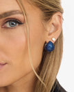 NORAH PAVE EARRINGS IN SAPPHIRE