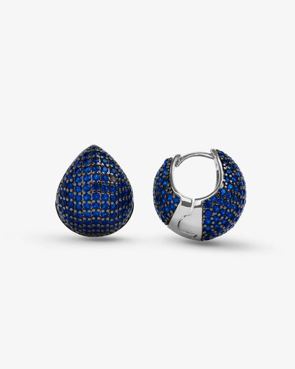 NORAH PAVE EARRINGS IN SAPPHIRE