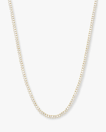 NOT YOUR BASIC TENNIS NECKLACE 2 MM 18 INCH