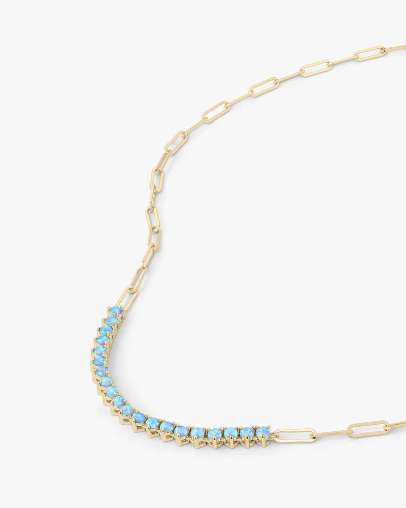 NOT YOUR BASIC SAMANTHA TENNIS NECKLACE