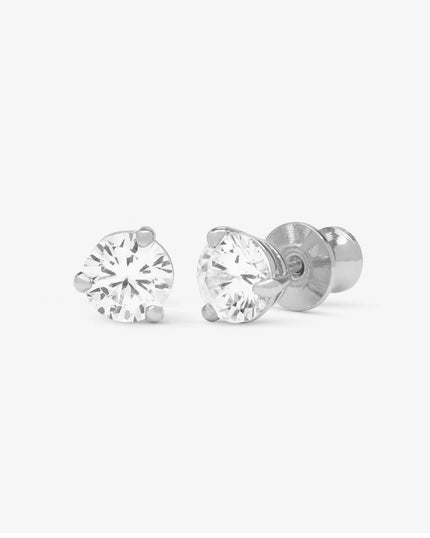 NOT YOUR BASIC 6MM STUDS IN SILVER