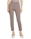 TAPERED HIGH WAIST PANT IN STRETCH COTTON