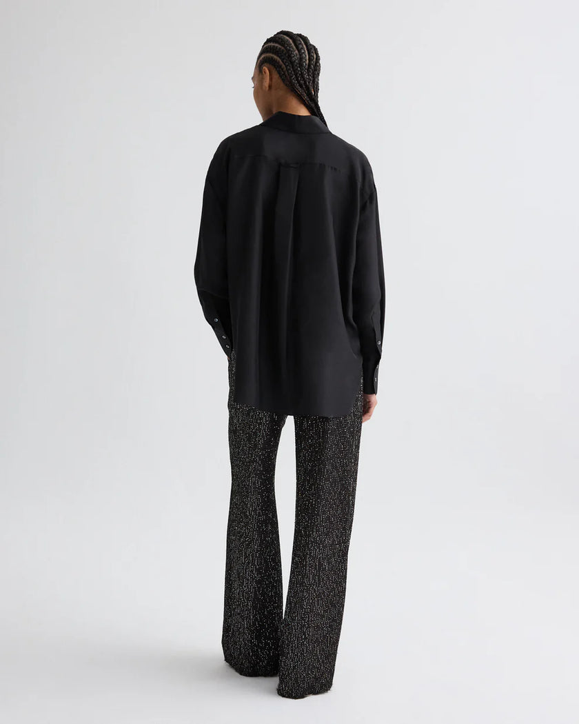 SULLI PANT IN MINI SEQUIN NETTING