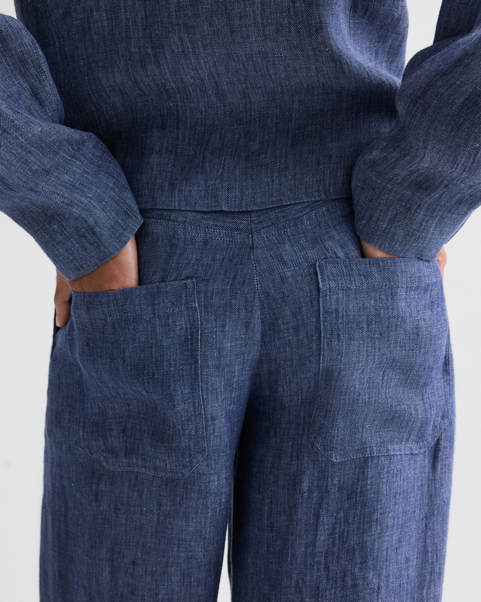 DYLAN PANT IN WASHED HEMP DENIM