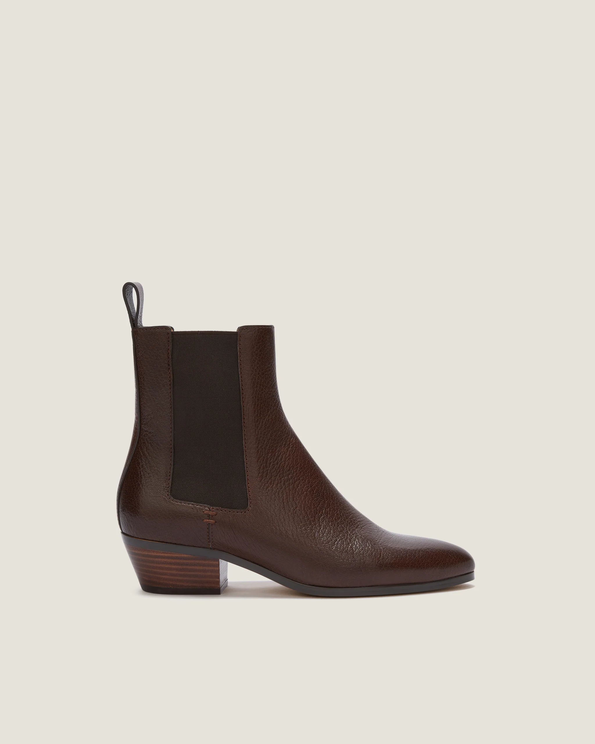 ELLA LEATHER BOOTIE