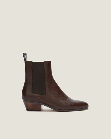 ELLA LEATHER BOOTIE