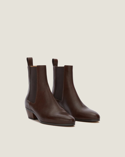 ELLA LEATHER BOOTIE