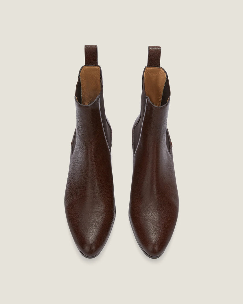 ELLA LEATHER BOOTIE
