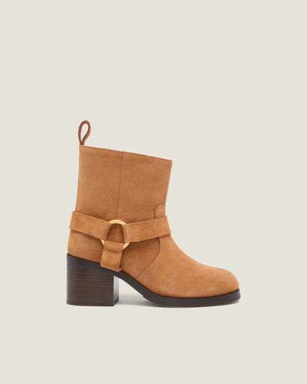 HAILEY LOW SUEDE BIKER BOOT