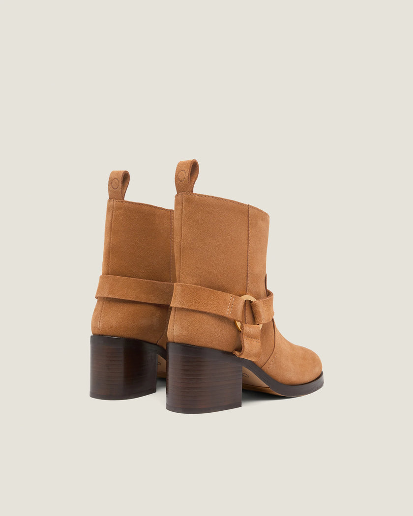 HAILEY LOW SUEDE BIKER BOOT