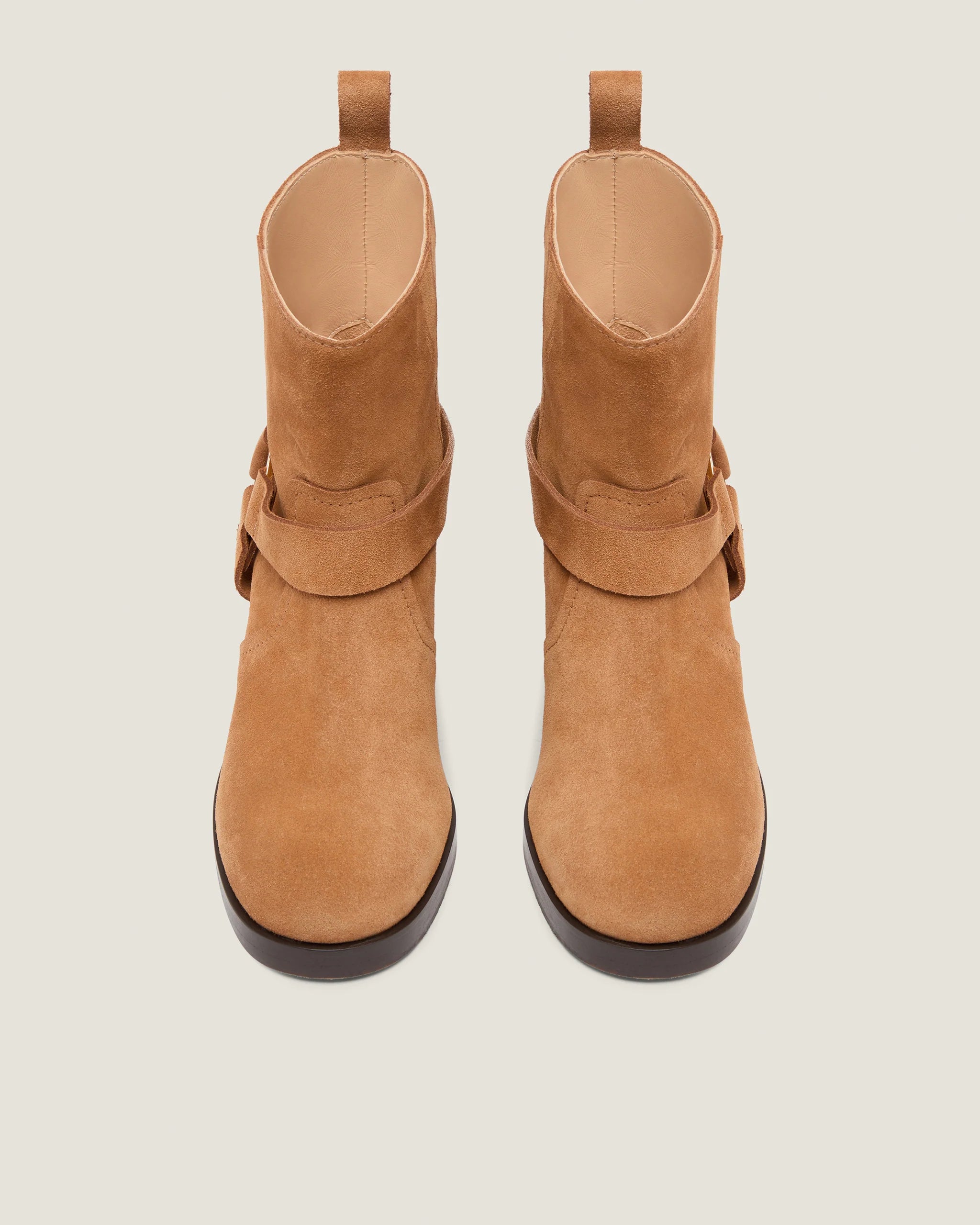 HAILEY LOW SUEDE BIKER BOOT