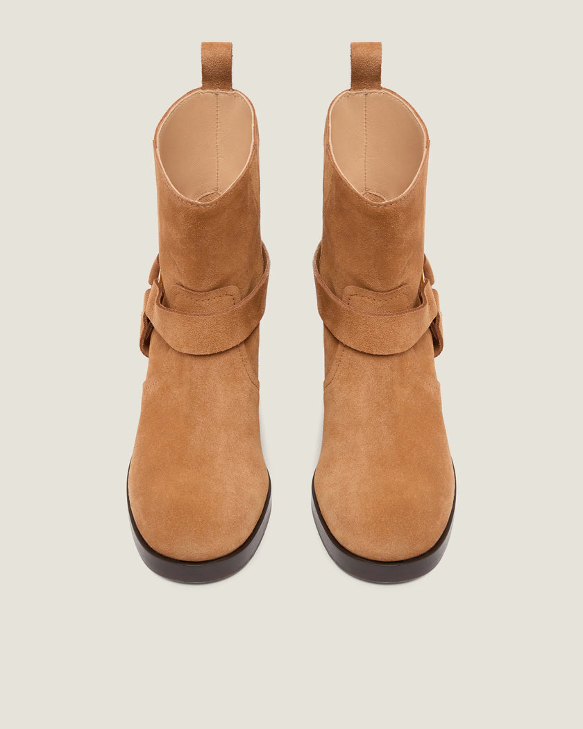 HAILEY LOW SUEDE BIKER BOOT