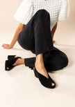 ODETTA LEATHER PLATFORM SANDALS