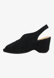 ODETTA LEATHER PLATFORM SANDALS