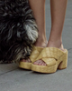 NOA RAFFIA WEDGE SANDAL