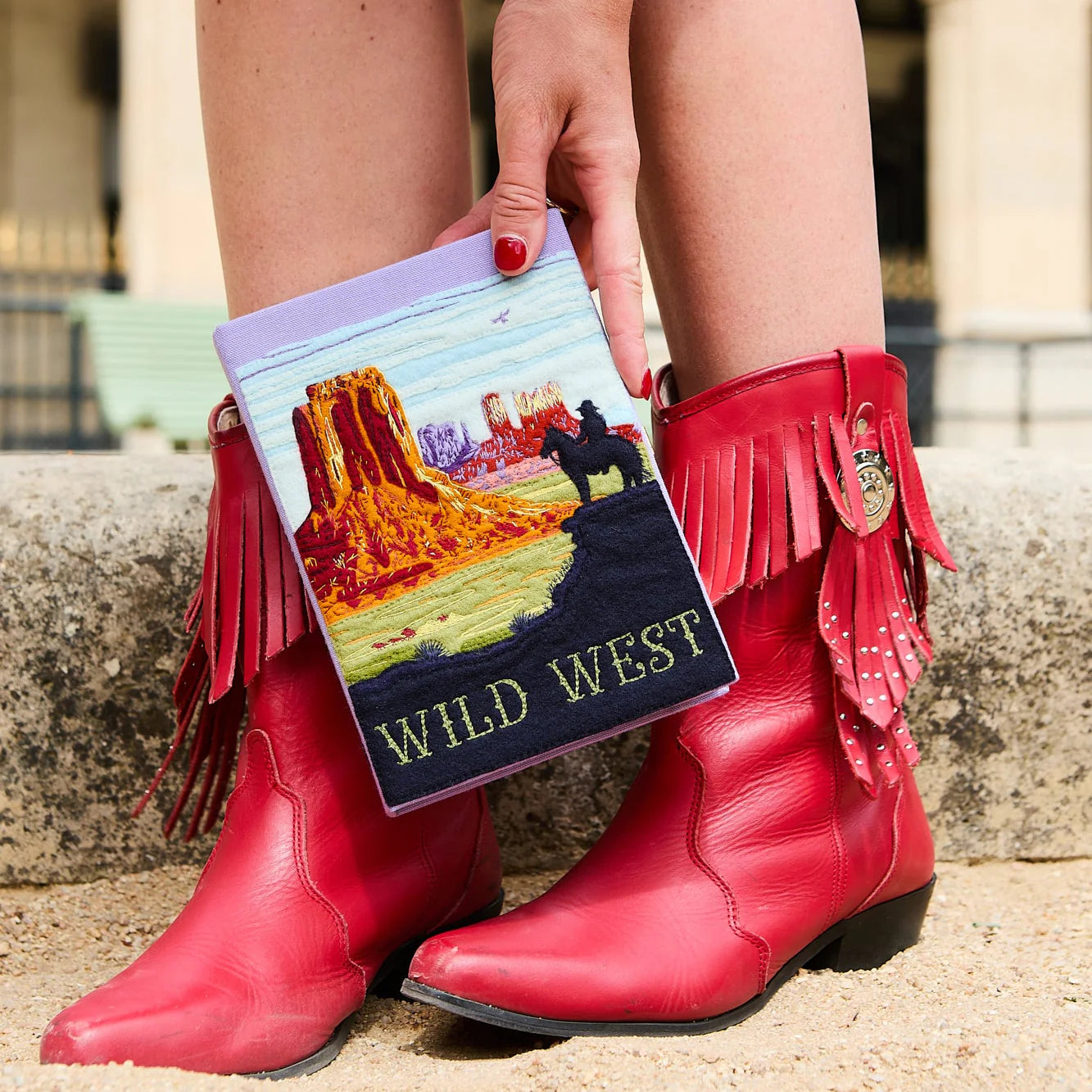 MONUMENT VALLEY COWBOY RANGER BOOK CLUTCH