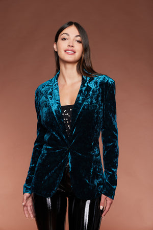 CRUSHED VELVET JACKET