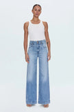 LANA HIGH RISE ULTRA WIDE LEG JEAN IN TERRACE