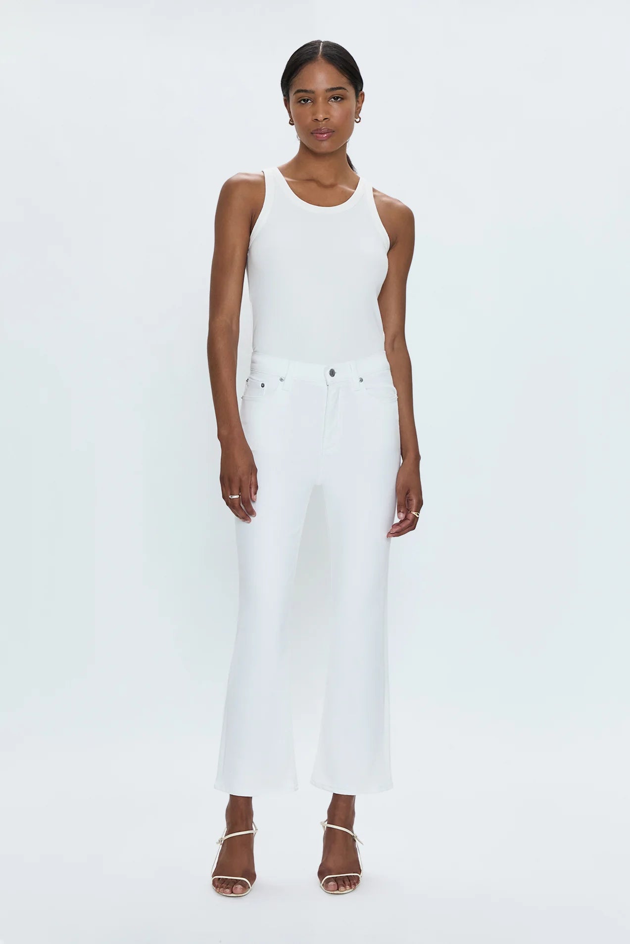 LENNON HIGH RISE BOOT JEAN IN VIVID WHITE