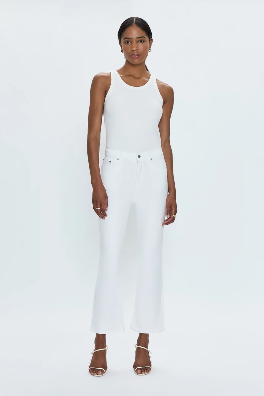 LENNON HIGH RISE BOOT JEAN IN VIVID WHITE