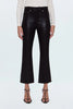 LENNON HIGH RISE CROP BOOT PANT IN COATED MOCHA
