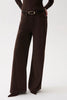 JADYN CORDUROY MID RISE PALAZZO JEAN IN MOCHA