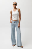 JADYN MID RISE PALAZZO JEAN