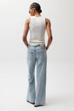 JADYN MID RISE PALAZZO JEAN