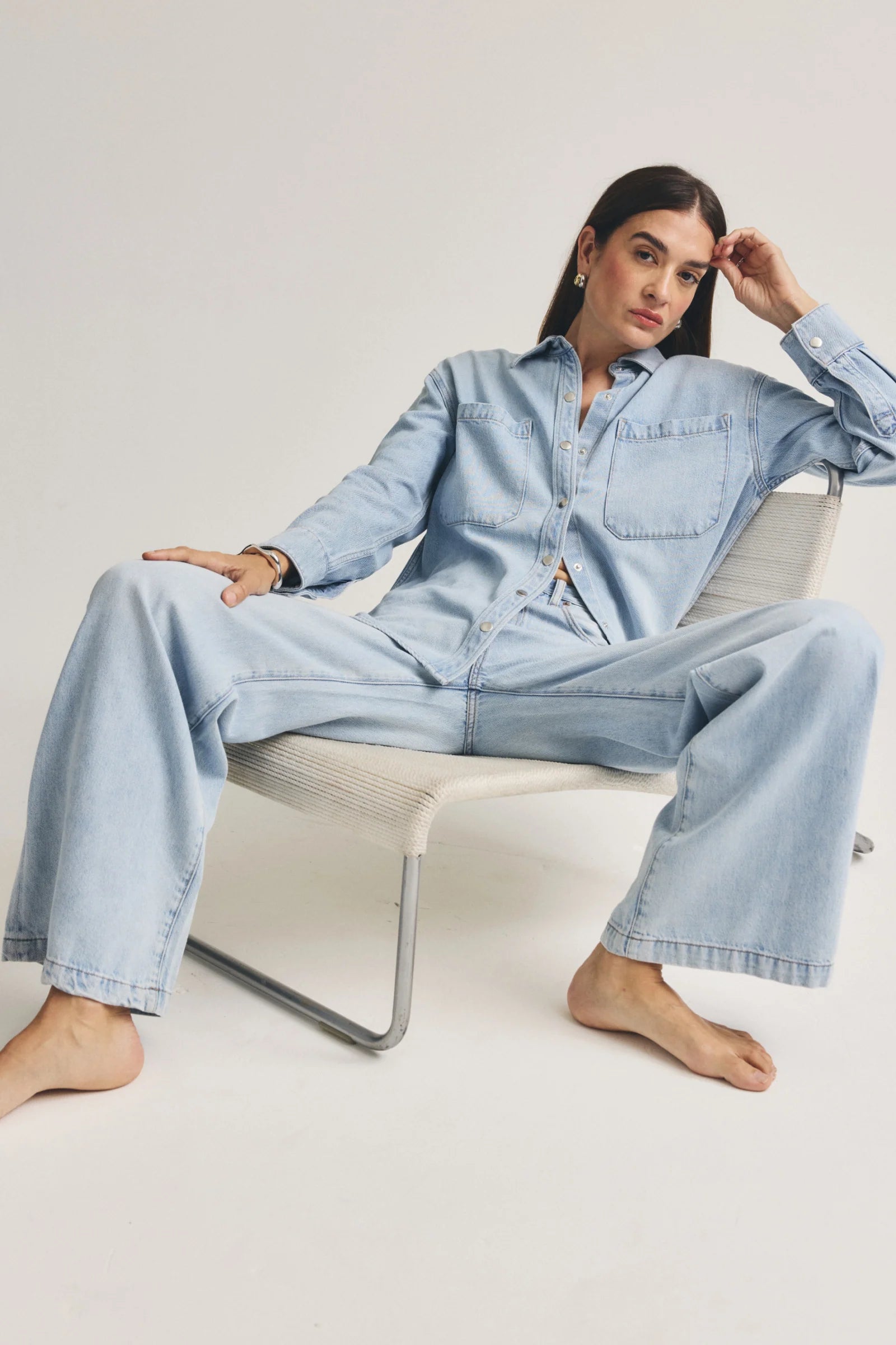 JADYN MID RISE PALAZZO JEAN