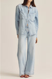 JADYN MID RISE PALAZZO JEAN
